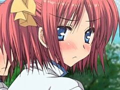 Pelirroja hentai chica chupando polla. Pelirroja hentai chica chupando polla con lujuria