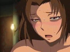 Tetona puta anime siendo golpeada. Tetona zorra anime recibiendo golpes por detrás